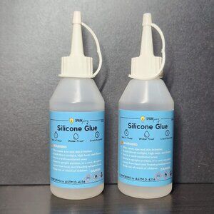 NEW 200 mL Silicone Glue Craft Supplies Art School Supplies Bottles Waterproof Y